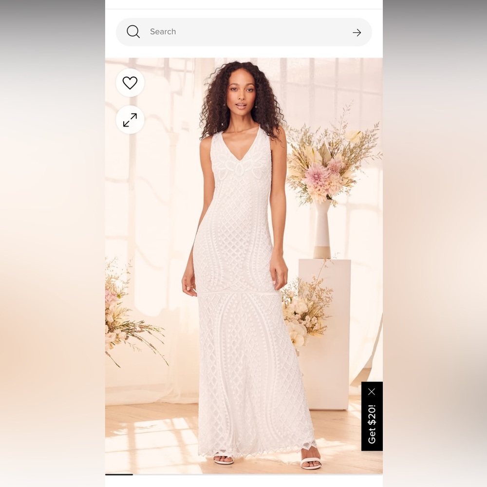 Lulus beaded dress